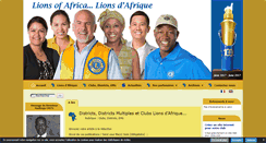 Desktop Screenshot of lions-africa.org